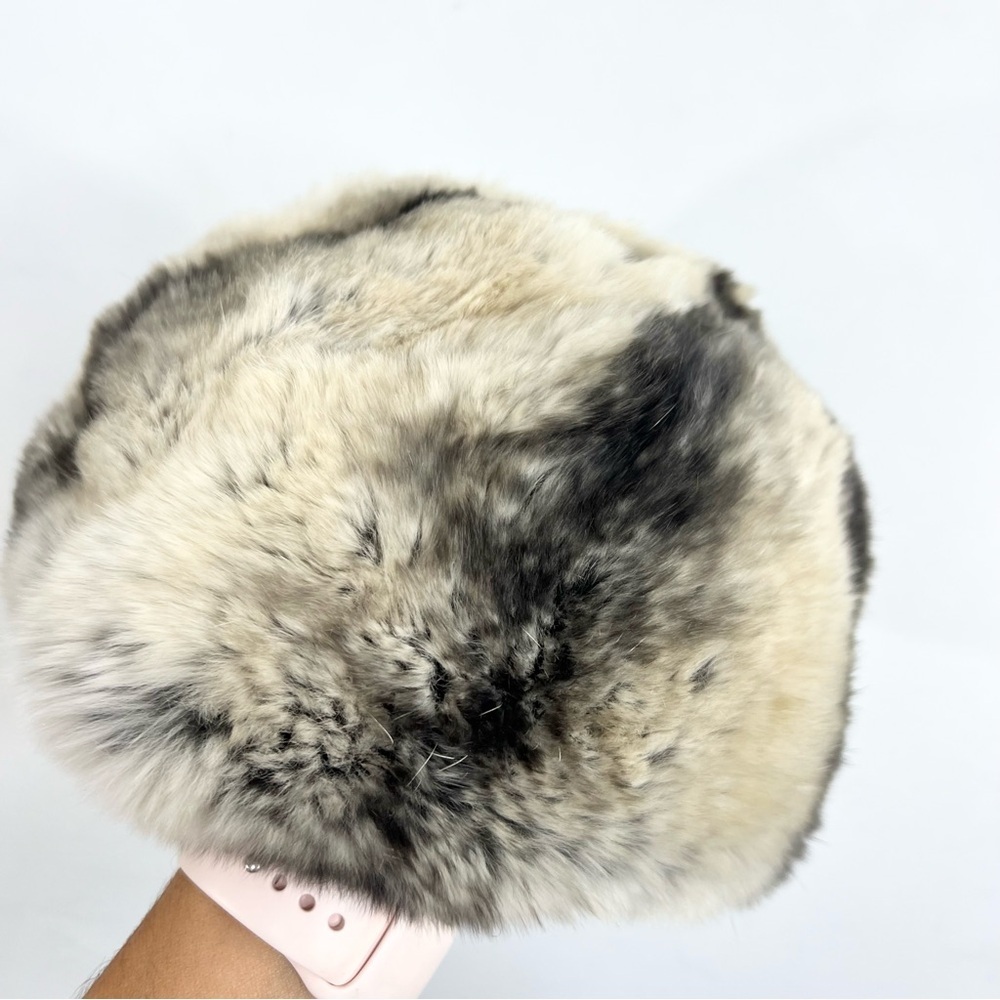 Vintage 60s 70s Simpsons Canadian union made genuine silver fox fur Cossack hat - Picture 2 of 10